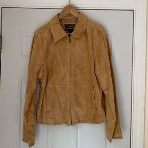 Women’s leather suede jacket